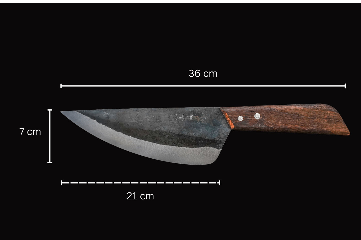 The Fins Carbon Steel Knife big