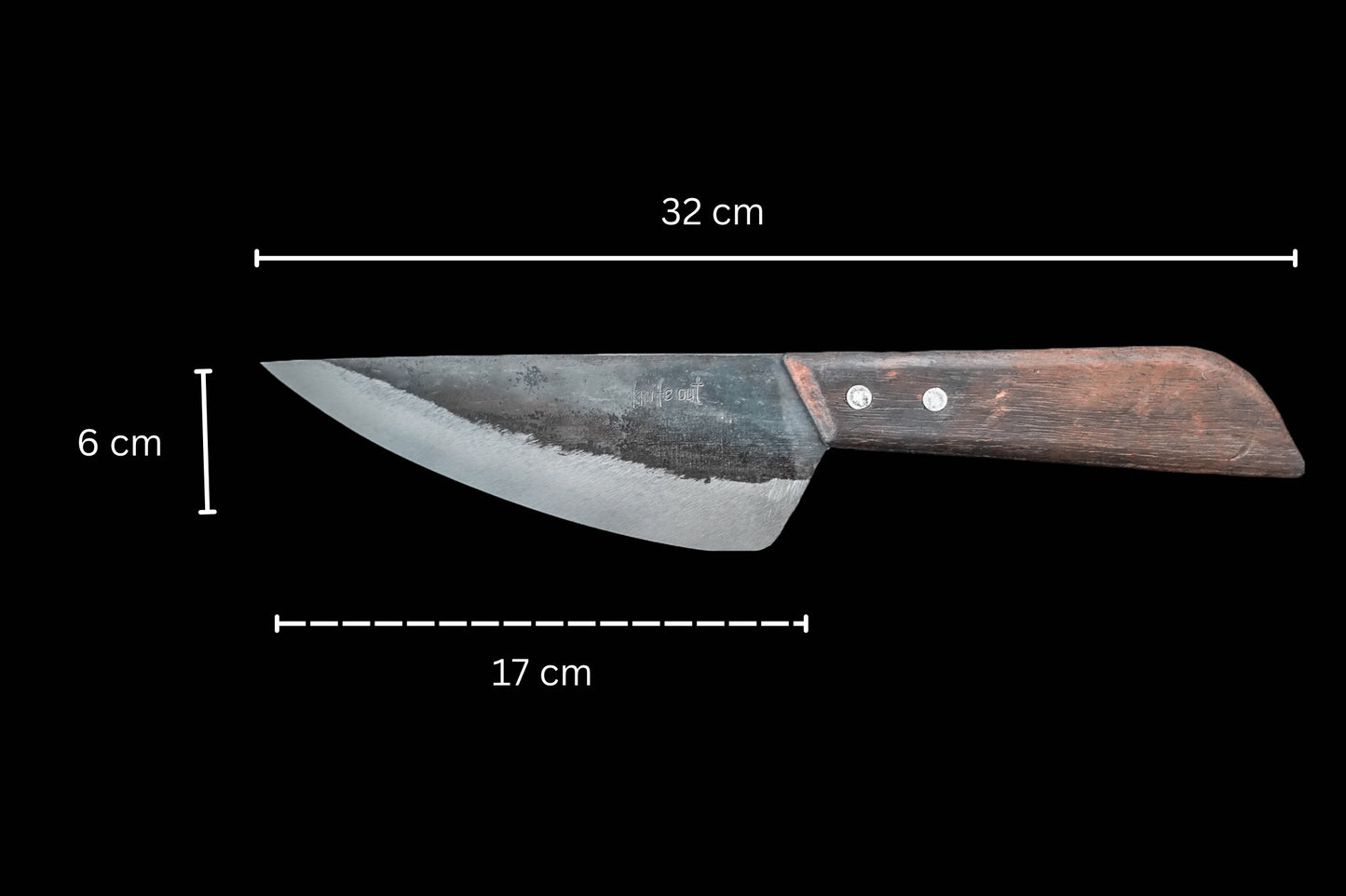 The Fins Carbon Steel Knife medium
