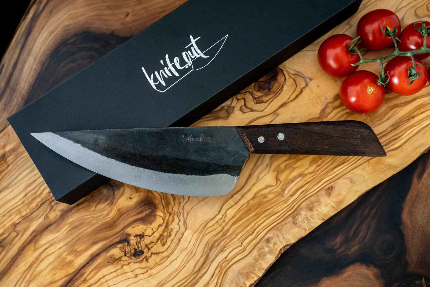 The Fins Carbon Steel Knife large