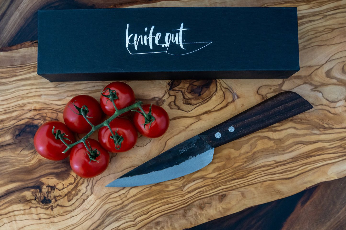 The Fins Carbon Steel Knife small