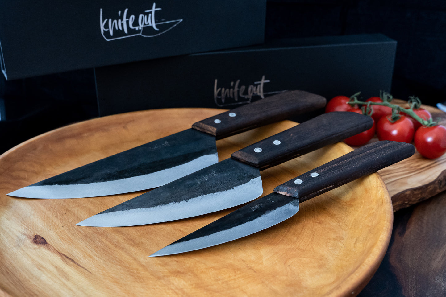 The Fins Carbon Steel Knife set