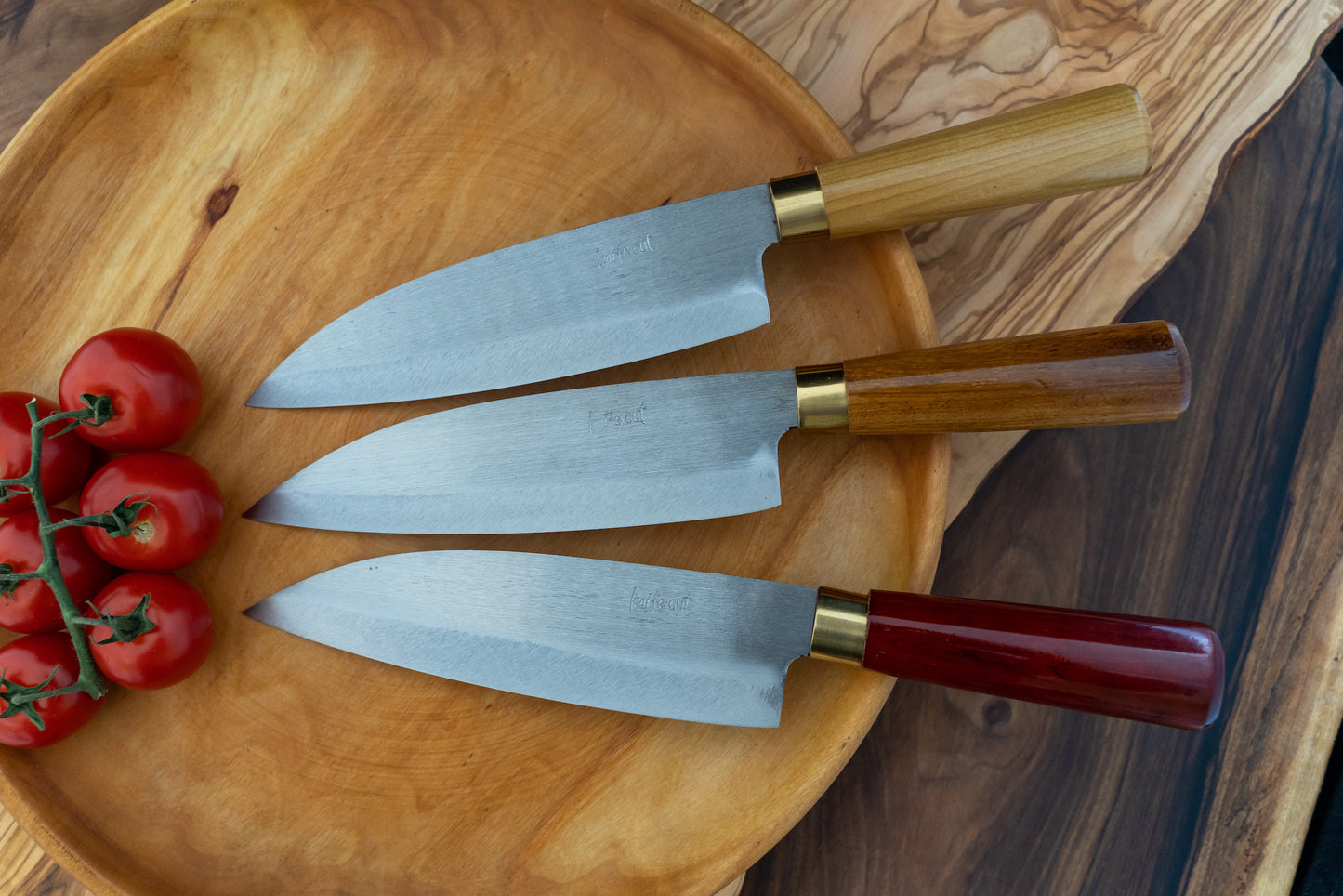 Yuga Japanese carbon steel knife set