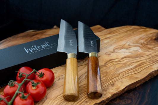 Tsuki japanese carbon steel knife set